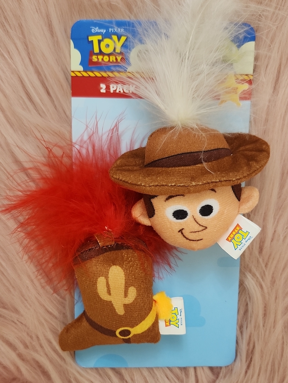 Brand New DISNEY PIXAR TOY STORY 2PK CATNIP CAT TOY